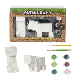 �}�C�N�� �������� �N���[�p�[ Innovative Designs Minecraft Paint Your Own Figurines Arts and Crafts Set for Boys and Girls �y���s�A���i�z