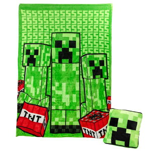 }CN  N[p[ Paladone Minecraft Creeper 2-in-1 Cushion Blanket - Officially Licensed Microsoft Travel Blanket, Foldable Soft Fluffy Throw, Gamer Design for Living Room or Bedroom D?cor 120cm x 150cm ysAiz
