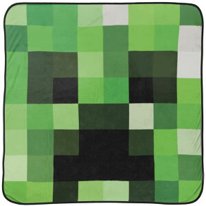 �}�C�N�� �������� �N���[�p�[ Jay Franco Mojang Minecraft Creeper Plush Throw Blanket �y���s�A���i�z