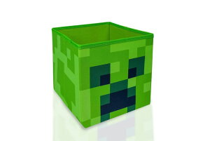 �}�C�N�� �������� �N���[�p�[ Minecraft Creeper Storage Cube Organizer | Minecraft Storage Cube | Creeper from Minecraft Cubbies Storage Cubes | Organization Cubes | 10-Inch Square Bin �y���s�A���i�z