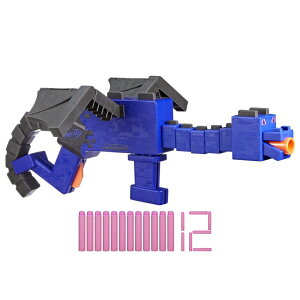 }CN  ender dragon Nerf Minecraft Ender Dragon Blaster, 4-Dart Internal Clip, 12 Elite Foam Darts, Design Inspired by Minecraft Mob in The Game ysAiz