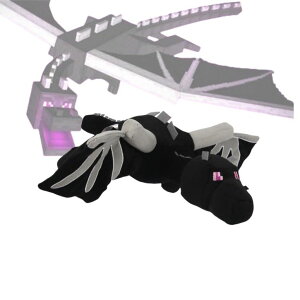 }CN  ender dragon Pixel-Style Game Basic Plush Character Soft Toy, Video Game-Inspired Collectible Plushies Gifts for Kids & Fans (Ender Dragon) ysAiz