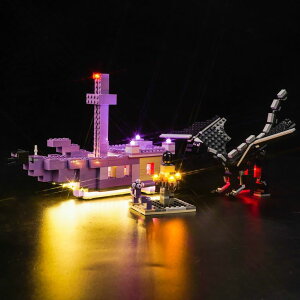 }CN  ender dragon BrickBling LED Light Compatible with Lego The Ender Dragon and End Ship Building Toy Set; Creative Light Compatible with Lego 21264-Lights Only, No Bricks ysAiz