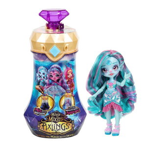 }WbN~NV[Y l` tBMA  Magic Mixies Pixlings. Marena The Mermaid Pixling. Create and Mix A Magic Potion That Magically Reveals A Beautiful 6.5" Pixling Doll Inside A Potion Bottle! Gifts for Kids, Ages 5+ ys