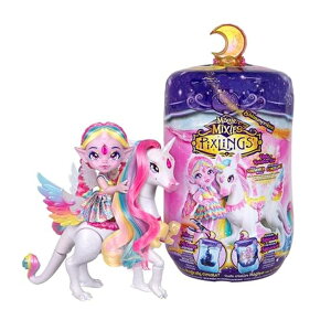 }WbN~NV[Y l` tBMA  Magic Mixies Pixlings Shimmerverse Series, Create & Mix Potion to Reveal Unia The Unicorn Pixling & Rainbow Star The Pegacorn, This Beautiful 6.5" Pixling Doll Appears Inside The Potion B y