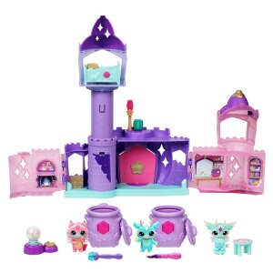 }WbN~NV[Y l` tBMA  Magic Mixies Mixlings Magic Castle Playset Super Pack, Expanding Playset with Magic Wand That Reveals 5 Magic Moments and 2 Collector's Cauldrons, for Kids Aged 5 and Up, Amazon Exclusive y
