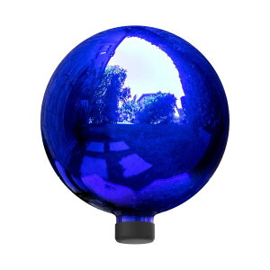�K�[�f�� �C���e���A �u�� ���C�g ���� Alpine Corporation 10 Diameter Indoor/Outdoor Glass Gazing Globe Festive Yard D?cor, Blue �y���s�A���i�z