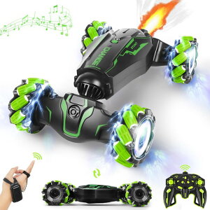 �����R�� �J�[ �M�t�g RC �������� ���� Remote Control Car RC Toys: - RC Drift Car Rechargeable Toy Cars with Light Music Gesture Sensing RC Stunt Car Transformer 360° Rotating Hand Controlled RC Car Christmas Birthday Gift for Boys �y���s