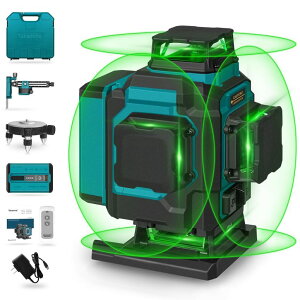 [U[^O [U[e  tFCN Takamine 16 Lines Green Laser Level Pro, 4x360° 4D Green Cross Line Professional Laser for Construction, Two 360° Vertical and Two 360° Horizontal Laser Level Pulse Mode & Remote Control y