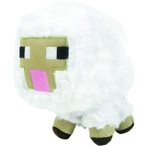 �}�C���N���t�g �}�C�N�� Minecraft Baby Sheep Plush Toy - Soft, Yellow Stuffed Animal Figure, 5.5 Tall, Ages 12+ Months �y���s�A���i�z