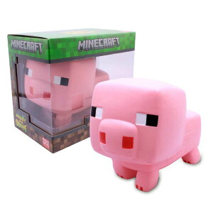 }CNtg }CN Minecraft Pig Mighty Mega SquishMe - Perfect for Party Favors, Classroom Prizes, Stress Relief Toys, Fidget and Treasure Boxes - Minecraft Figures, Squishy Animals & Small Toys ysAiz
