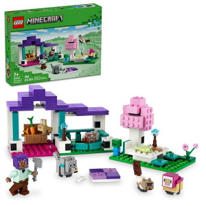 }CNtg }CN S LEGO Minecraft The Animal Sanctuary Building Set, Gaming Toy for Girls and Boys Ages 7 and Up, Gift for Gamers and Kids, Brick Model of The Plains Biome with Popular Minecraft Figures, 21253 ysAiz