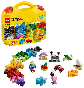 }CNtg }CN S LEGO Classic Creative Suitcase 10713 - Includes Sorting Storage Organizer Case with Fun Colorful Building Bricks, Preschool Learning Toy for Kids, Boys and Girls Ages 4 Years Old and Up ysAiz