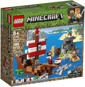 }CNtg }CN S LEGO Minecraft The Pirate Ship Adventure 21152 Building Kit (386 Pieces) ysAiz