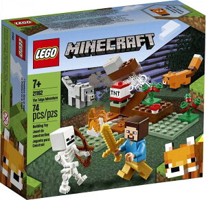 }CNtg }CN S LEGO Minecraft The Taiga Adventure 21162 Brick Building Toy for Kids Who Love Minecraft and Imaginative Play (74 Pieces) ysAiz