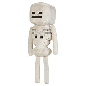 }CN  N[p[ JINX Minecraft Skeleton Plush Stuffed Toy (White, 12" Tall) ysAiz