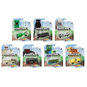 �}�C�N�� �������� �N���[�p�[ Hot Wheels 2020 1:64 Gaming Characters Cars Minecraft Complete Set of 7 �y���s�A���i�z