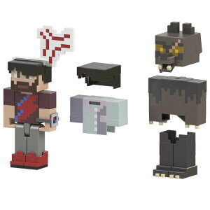 }CN  N[p[ Mattel Minecraft Creator Series Action Figure & Accessories Set, Camp Enderwood Expansion Pack with Rougarou & Anger Vein in 3.25-inch Scale, Pus DLC Codes ysAiz