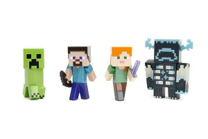 �}�C�N�� �������� �N���[�p�[ Jada Set of 4 Diecast Figures Minecraft Video Game Metalfigs Series Diecast Models �y���s�A���i�z