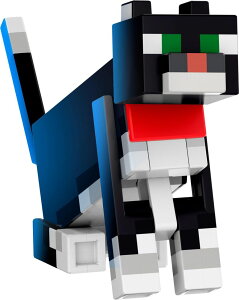 }CN  N[p[ Mattel Minecraft Diamond Level Action Figure, Tuxedo Cat with 4 Accessories, 5.5-inch Collector Scale & Pixelated Design ysAiz