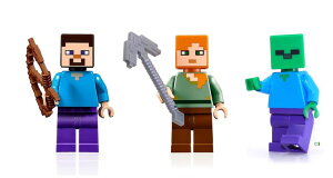 }CN  N[p[ LEGO Minecraft Combo Pack - Steve, Alex, and Zombie Minifigures, 11 pcs ysAiz