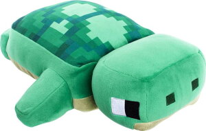 �}�C�N�� �������� �N���[�p�[ Mattel Minecraft Plush Turtle 12-inch Stuffed Animal Figure, Inspired by Video Game Character, Collectible Toy �y���s�A���i�z