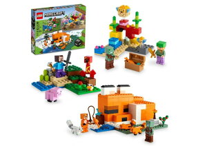 }CN  N[p[ LEGO Minecraft Overworld Adventures 3 in 1 Building Set Pack 66779 ysAiz