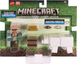 �}�C�N�� �������� �N���[�p�[ Mattel Minecraft Action Figures & Accessories 2-Packs, 3.25-inch Scale with Pixelated Design, Collectible Toy Set (Characters May Vary) �y���s�A���i�z