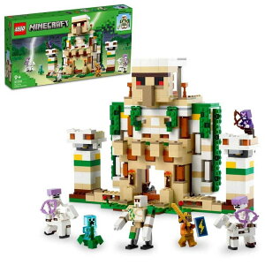 }CN  N[p[ Lego 21250 Minecraft The Iron Golem Fortress, Buildable Castle Toy, Convertible into a Large Figure, with 7 Figures Including Crystal Knight, Skeleton Rider and A Loaded Creeper ysAiz