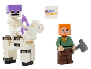 }CN  N[p[ LEGO Minecraft: Alex with Skeleton and Skeleton Horse Mini Set ysAiz