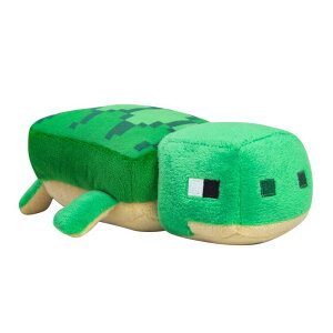 �}�C�N�� �������� �N���[�p�[ JINX Minecraft Happy Explorer Sea Turtle Plush Stuffed Toy, Green, 8 Long �y���s�A���i�z