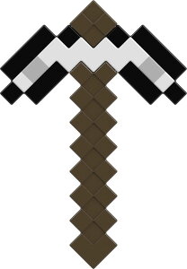 �}�C�N�� �������� �N���[�p�[ Mattel Minecraft Iron Pickaxe, Kid-Sized Wearable Accessory for Role-Play & Costumes �y���s�A���i�z