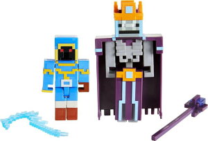 }CN  N[p[ Minecraft Dungeons 3.25" 2-Pk, Arch Illager & Redstone Golem Battle Figures, Great for Playing, Trading, and Collecting, Action and Battle Toy for Boys and Girls Age 6 and Older ysAiz
