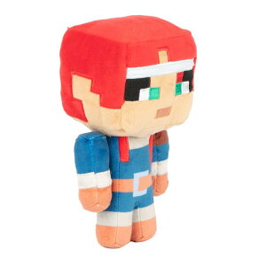 �}�C�N�� �������� �N���[�p�[ JINX Minecraft Dungeons Happy Explorer Valorie Plush Stuffed Toy, Multi-Colored, 7 Tall �y���s�A���i�z
