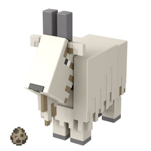 マイクラ おもちゃ クリーパー Mattel Minecraft Goat Action Figure, 3.25-in, with 1 Build-a-Portal Piece & 1 Accessory, Building Toy Inspired by Video Game, Collectible Gift for Fans & Kids Ages 6 Years & Older 【並行輸入品】