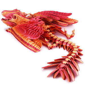 �}�C�N�� �������� ender dragon Guwewu Feathered Wyvern Dragon, 3D Printed Dragon, Articulated Dragon, Fidget Dragon, 3D Printed Toys, Desktop Pet (Infernostride) �y���s�A���i�z