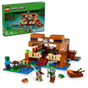}CN  ender dragon LEGO Minecraft The Frog House Building Toy for Kids, Minecraft Toy Featuring Animals, a Toy Boat and Minecraft Mob Figures, Gaming Gift for Girls and Boys Ages 8 and Up, 21256 ysAiz