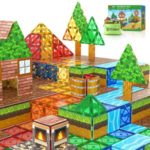 }CN  ender dragon Magnetic Building Blocks Stimulate Mine Magworld Building Craft 84PCS Magnetic Tiles Toppers Construction Game Playset Kids Toys Learning Sensory Toys Gift for Age 4-6, 5-7, 8-12 Boys Girls Gamers ysAi