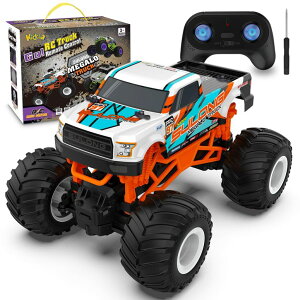 �����R�� �J�[ �M�t�g RC �������� �� Kidcia 1:16 Scale RC Monster Truck - 2.4GHz All Terrain Car for Kids 4-12, 20 Km/h Off Road RC Truck, Christmas or Birthday Gift �y���s�A���i�z