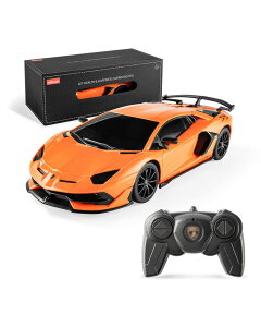 R J[ Mtg RC   BEZGAR Remote Control Car Licensed RC Car, 1:24 Lambo Toy Car for Kids, Lambo Aventador SVJ Remote Control Model Car Electric Sport Racing Hobby Car for 3 4 5 Year Old Boy Birthday Gift (Orange) ys