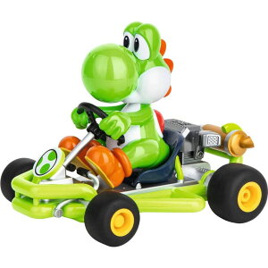 �����R�� �J�[ �M�t�g RC �������� �� Carrera 200988 RC Official Licensed Mario Kart Pipe Kart Yoshi 1:18 Scale 2.4 GHz Remote Radio Control Car with Rechargeable LiFePO4 Battery - Kids Toys Boys/Girls �y���s�A���i�z