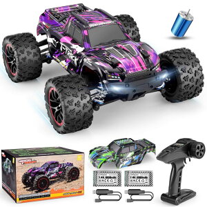 R J[ Mtg RC   HAIBOXING 1/18 Scale Brushless Fast RC Cars 18859A, 4WD Off-Road Remote Control Trucks 48 KM/H Speed for Adults and Kids Boys, All Terrain Truck Toys Gifts with Extra Shell and Battery 40+ min Pl ys