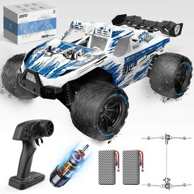 リモコン カー ギフト RC おもちゃ 車 DEERC 1:14 All Terrain RC Cars, 40KPH High Speed Off Road RC Truck,4WD Remote Control Car with 2 Li-ion Batteries, Fast Extreme Monster Truck Toys Gifts for Kids and Adults 【並行輸入品】