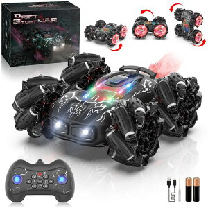 R J[ Mtg RC   OSIMILY Remote Control Car Monster Truck - 2.4GHz New Upgraded Double-Sided 360° Rotating RC Cars with Headlights, 4WD Kids, Suitable for Boys and Girls ysAiz