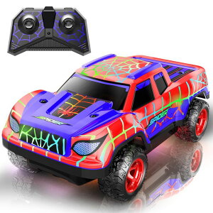R J[ Mtg RC   Spider Remote Control Car for Boys 4-7, Mini RC Racing Cars for Kids Ages 3 and up, 2.4Ghz Beginners RC Cars with Cool Light and Rechargeable Toys for Boys Ages 3 4 5 6 7 8 Birthday Xmas Gift, Re ys