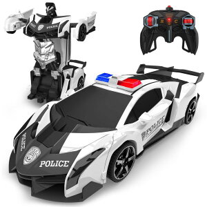 �����R�� �J�[ �M�t�g RC �������� �� BLUEJAY Transform Rc Cars for Boys 4-7 8-12, 2.4Ghz 1:18 Scale Remote Control Car Transforming Robot, One-Button Deformation 360° Rotation and Drift Car Toy Gifts for Boys 3-5 �y���s�A���i�z
