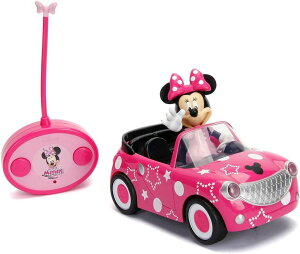 R J[ Mtg RC   Disney Junior 7.5" Minnie Mouse Roadster RC Remote Control Car Pink 27MHz, Toys for Kids , Pink With Stars and Polka Dots ysAiz