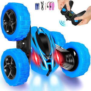 R J[ Mtg RC   FREE TO FLY Remote Control Car Boys Toys: 360 Flip Rc Cars 2.4Ghz Double-Sided Rotating Stunt Car 6 7 8 9 10 11 12 Year Old Kids Girls Outdoor Indoor ysAiz