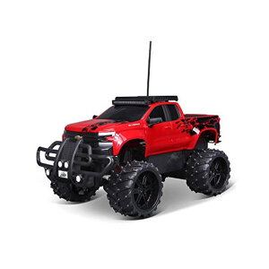 �����R�� �J�[ �M�t�g RC �������� �� Maisto Tech R/C 1:16 Scale 2.4 GHz Off Road 2019 Chevrolet Silverado, Red �y���s�A���i�z