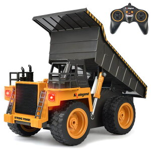 R J[ Mtg RC   kolegend Remote Control Dump Truck RC Truck Construction Vehicle Truck Toys with Rechargeable Battery for Toddlers Kids Boys and Girls ysAiz